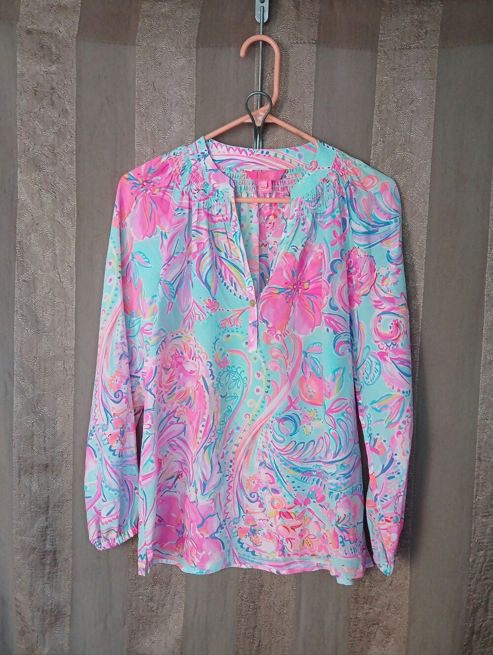 💎 Lilly Pulitzer Women's Top ISLA DE COCO Blouse